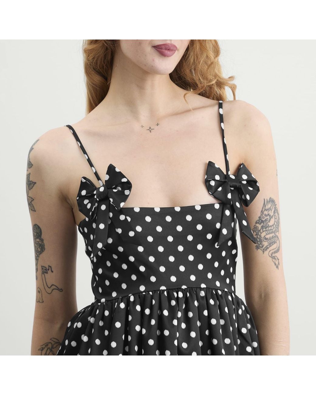 Ganni Black Mini Strap Dress