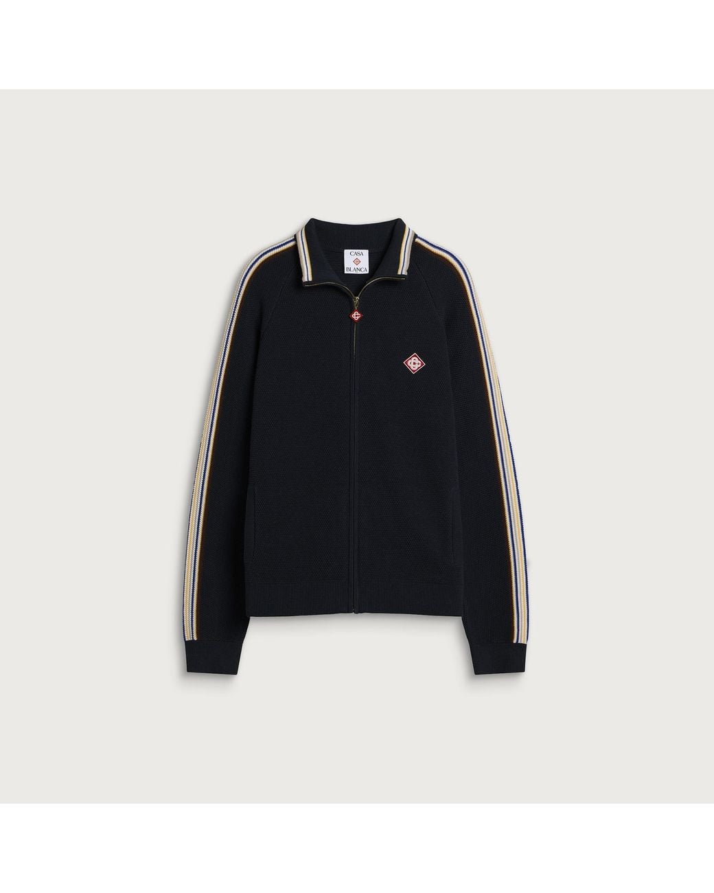 Casablanca Black Cafe Culture Track Jacket for men