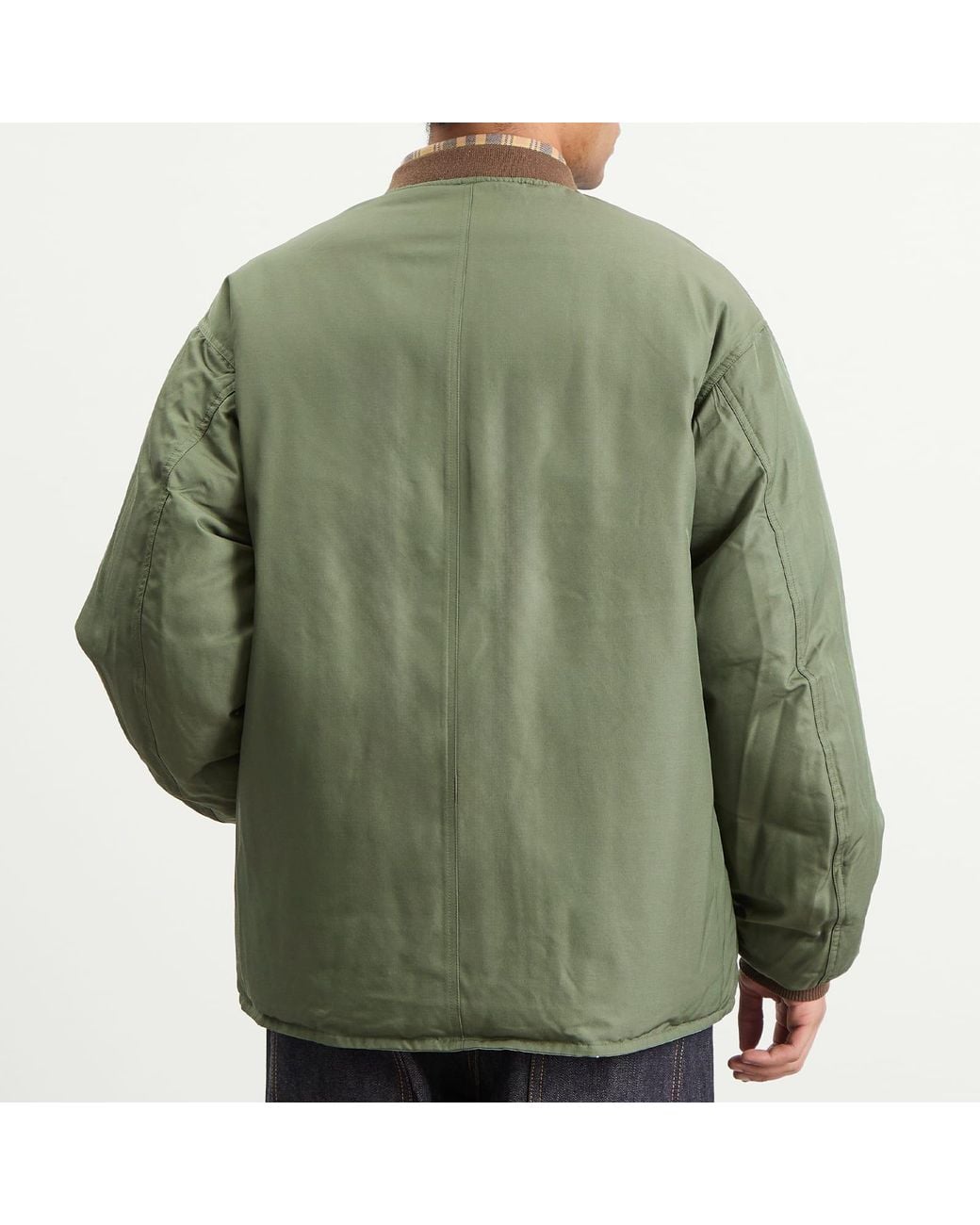 Visvim Green Corps Down Bomber Jacket for men