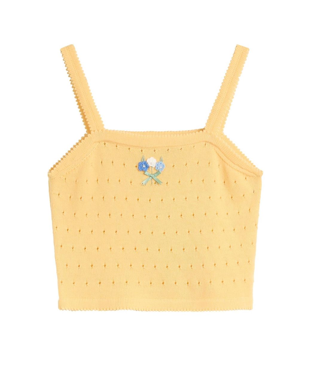 Rixo Yellow Perla Top