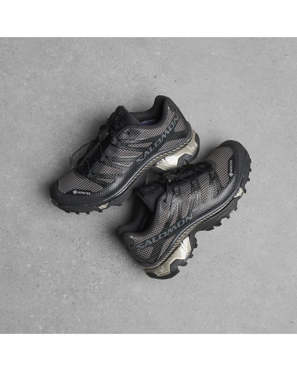 Salomon Black Xt-4 Og Gore-Tex Sneaker for men