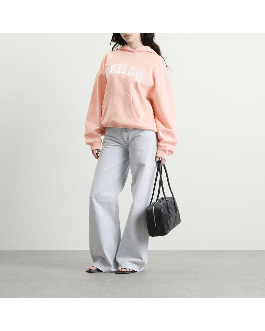 Anine Bing Pink Harvey Hoodie