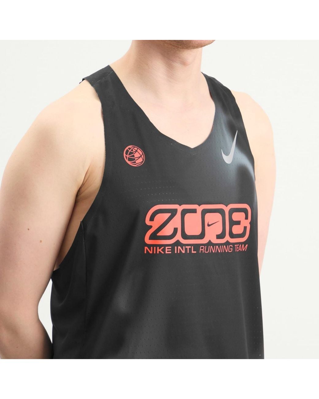 Singlet Layout Nike Aeroswift Singlet in Gray for Men | Lyst