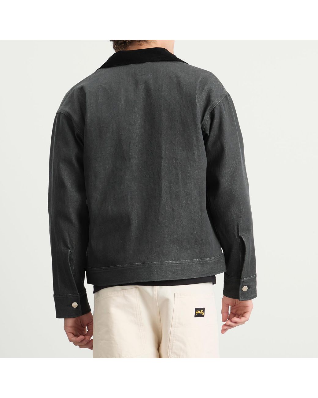 Randy's Garments Black Station Jacket for men