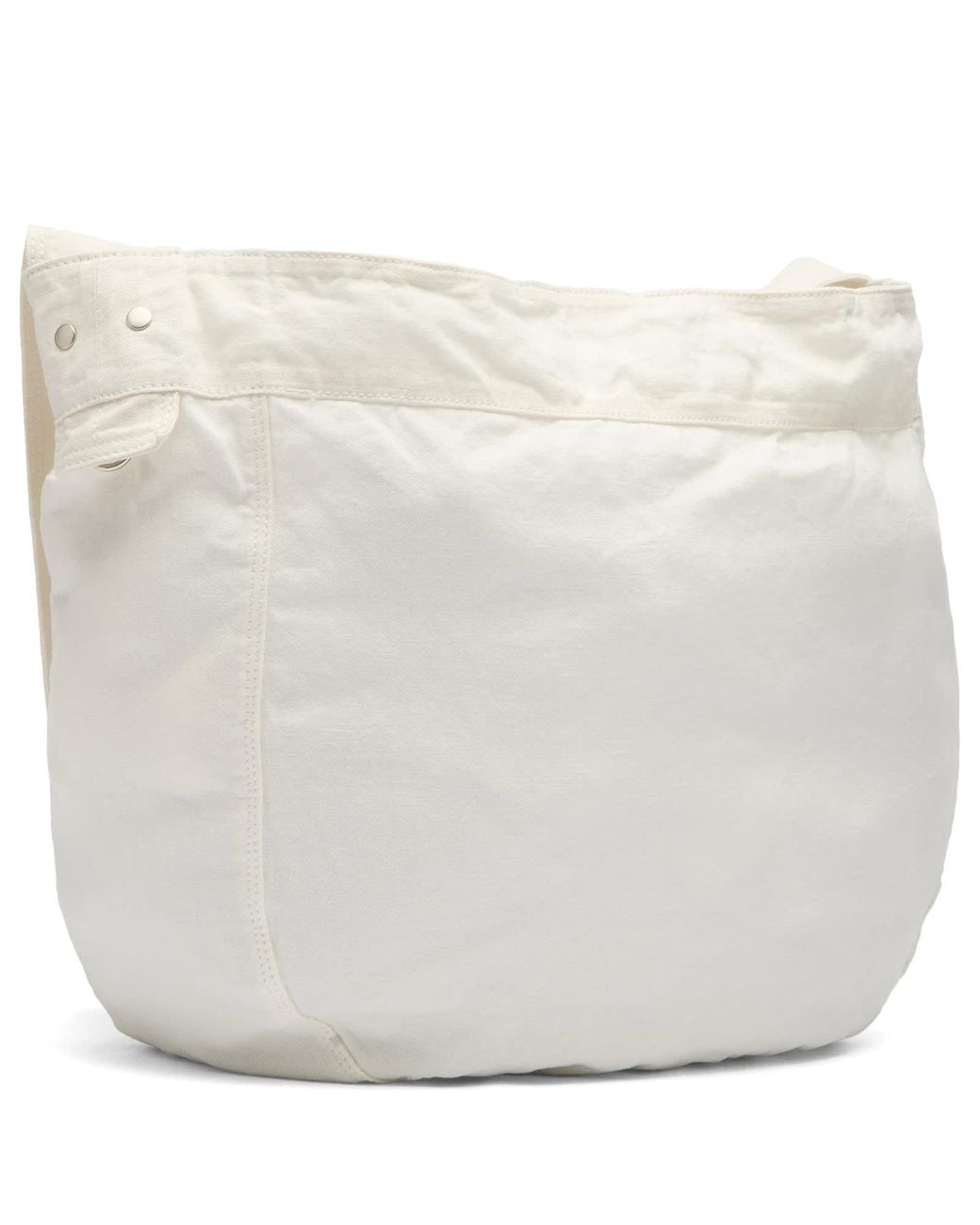 NOTHING WRITTEN White Linen Cross Body Bag