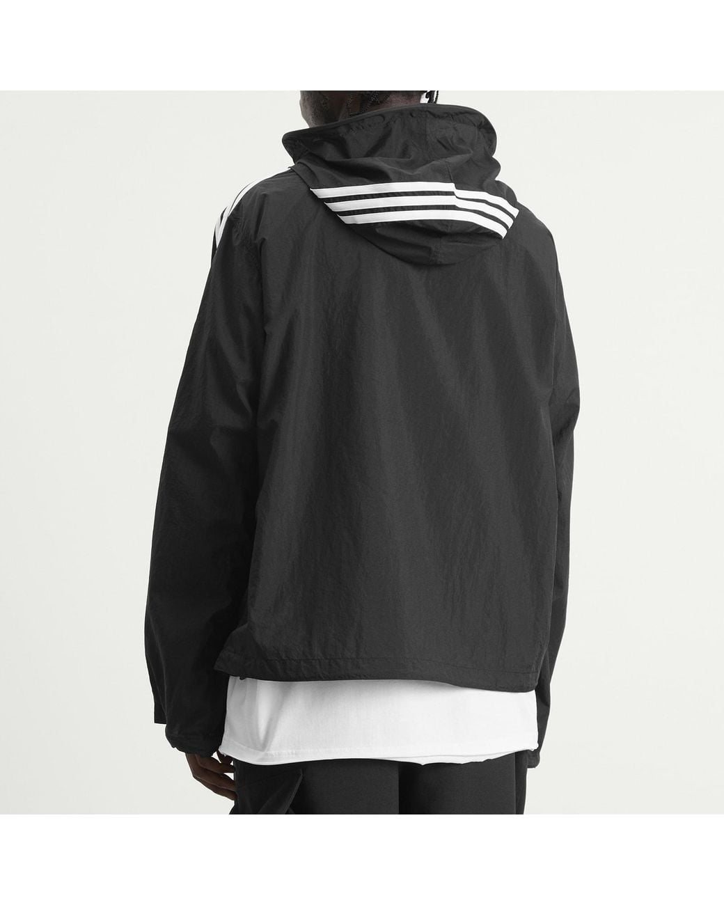Y-3 Black Wired Hooded Jacket for men