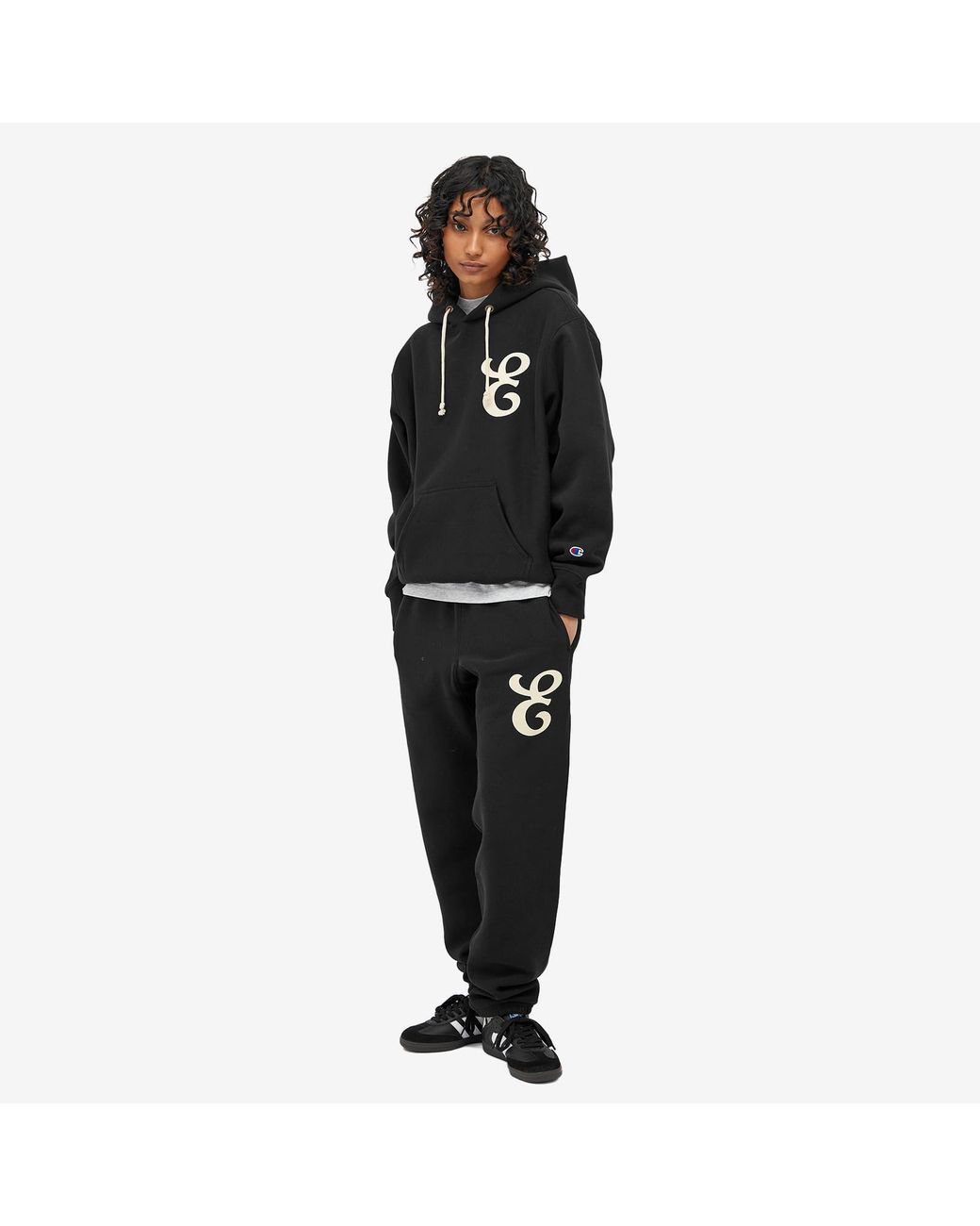E by END. Champion For Everyday Hoodie in Black | Lyst UK