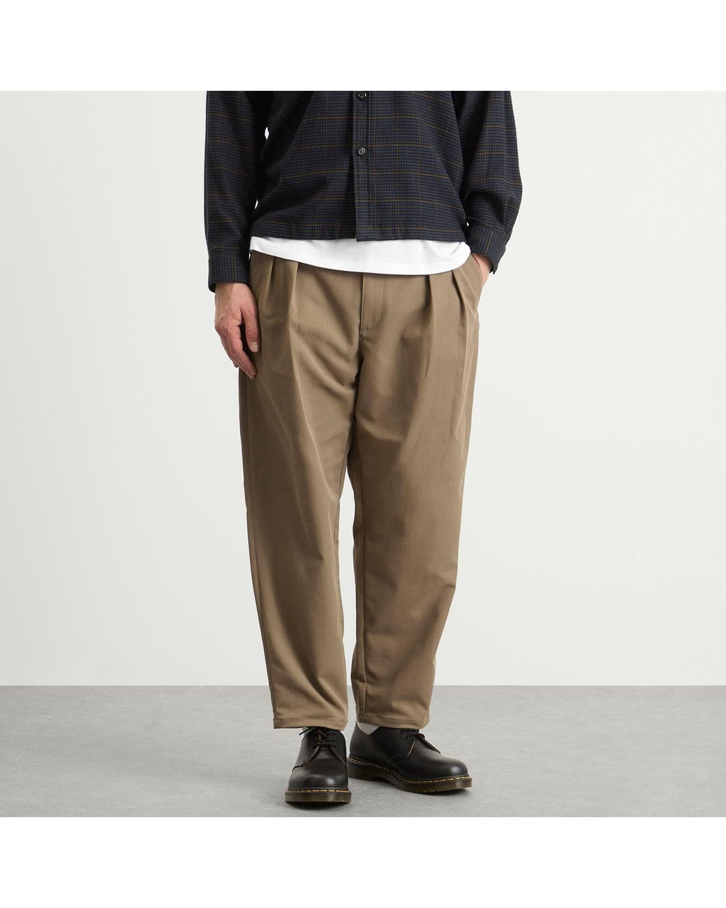 wtaps-Beige-Two-Tuck-Trousers.jpeg