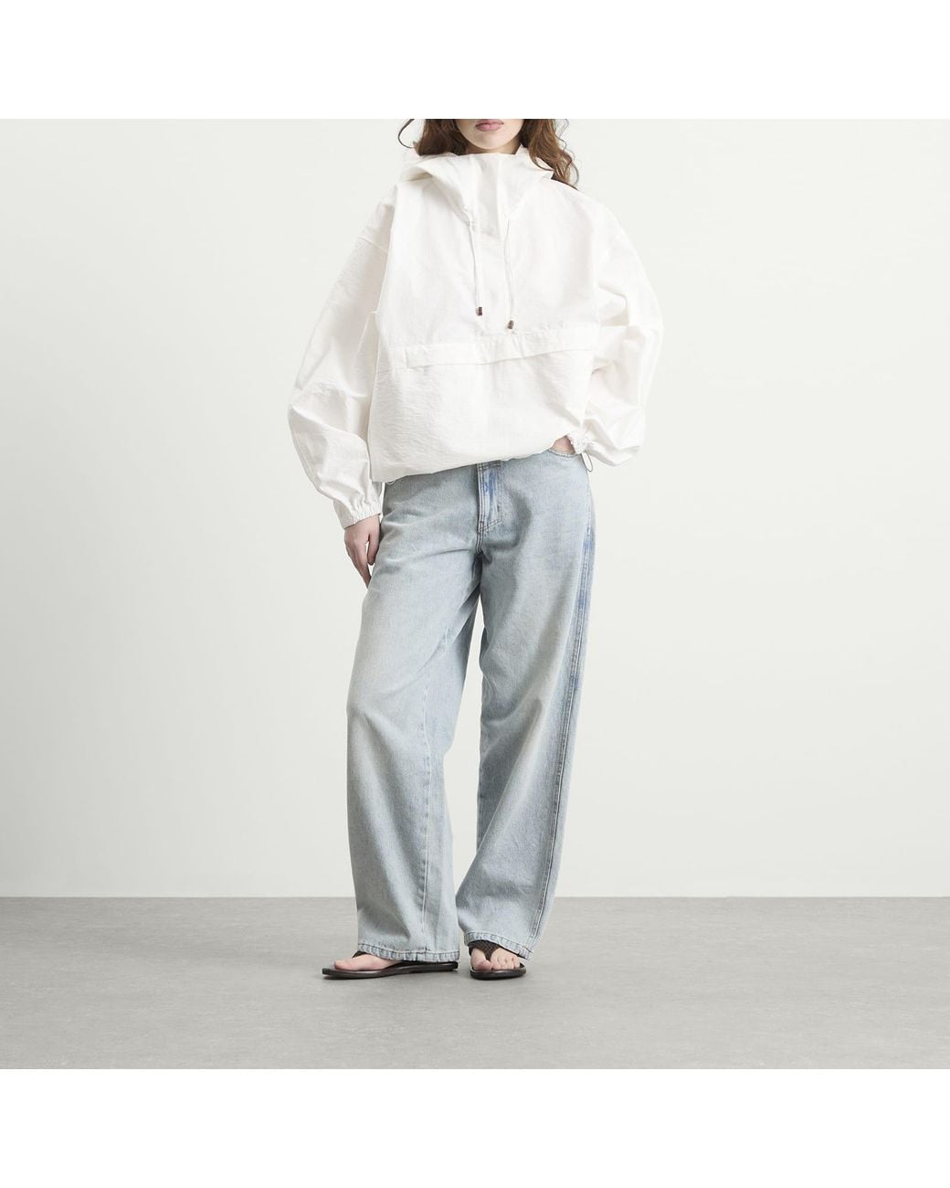 Rohe White Rohe Textured Cotton-Blend Anorak