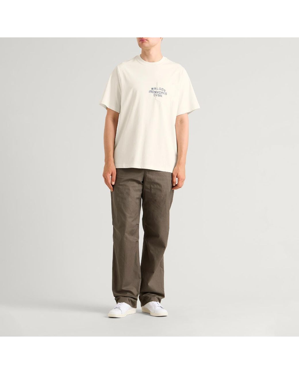Malbon Natural Vista Ironworks T-Shirt for men
