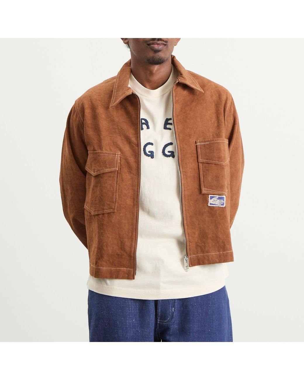 STORY mfg. Story Mfg 555 Jacket in Brown for Men | Lyst UK