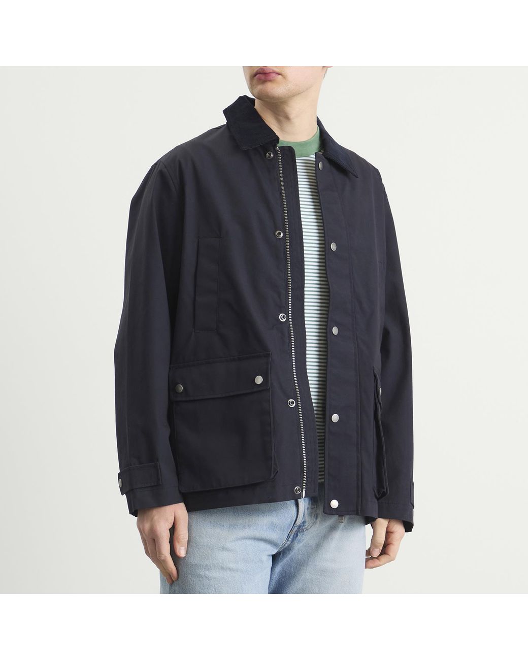 Armor Lux Blue Hunting Jacket for men