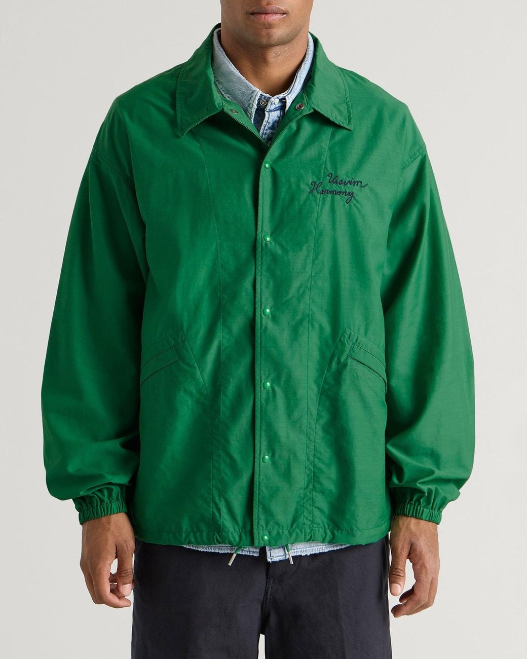 Visvim Green Windfall Coach Jacket for men