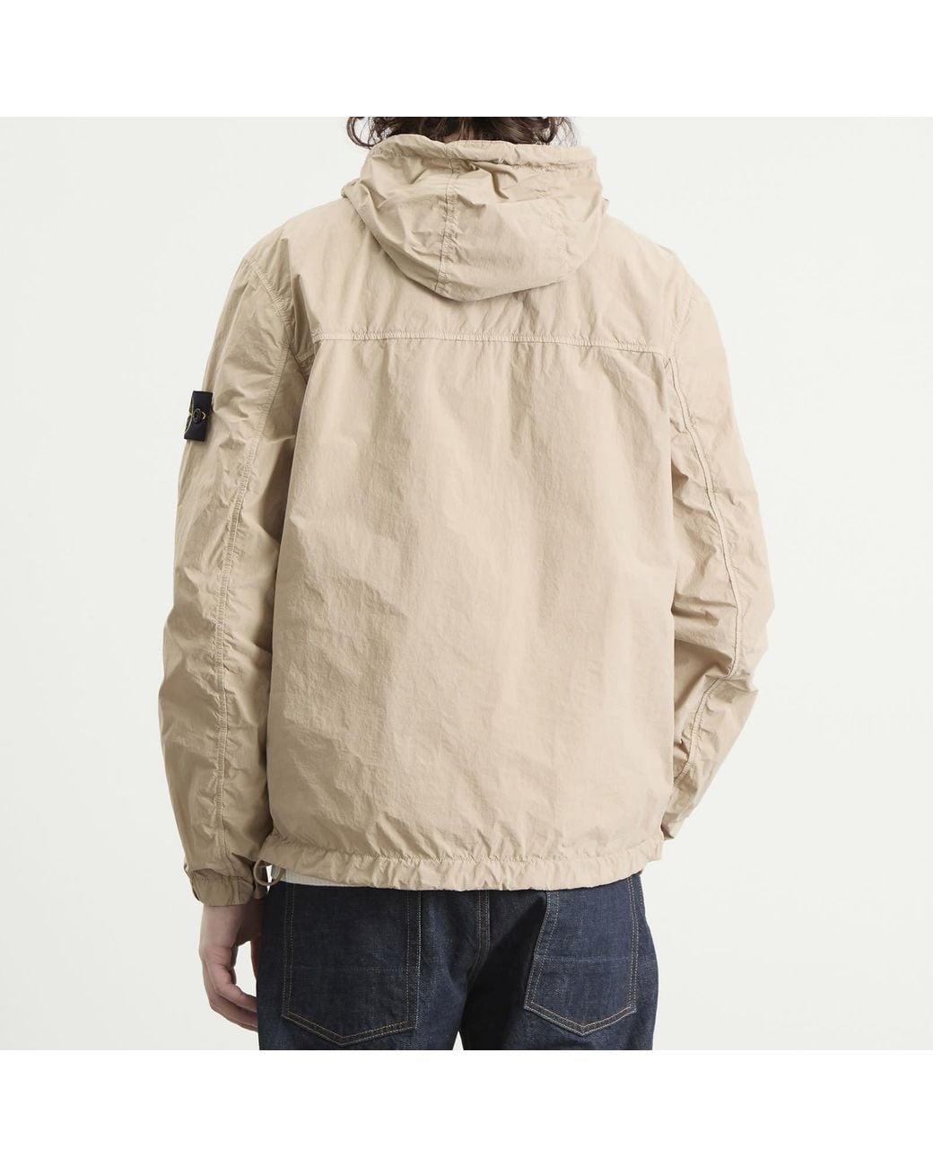 Stone Island Natural Nylon Smerigliato-Tc Short Parka Jacket for men