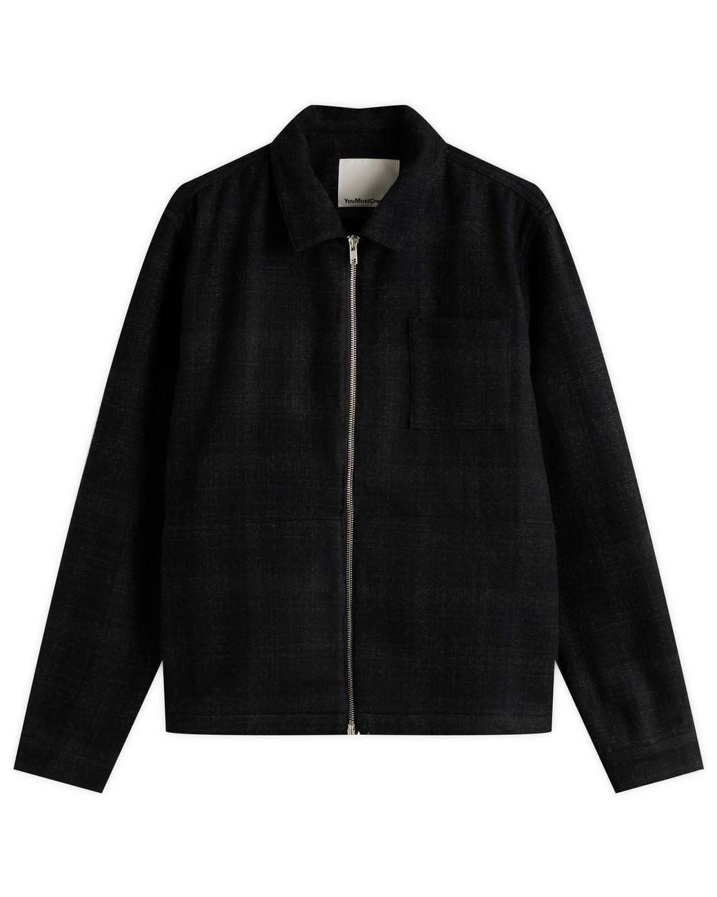 YMC Black Bowie Check Jacket for men