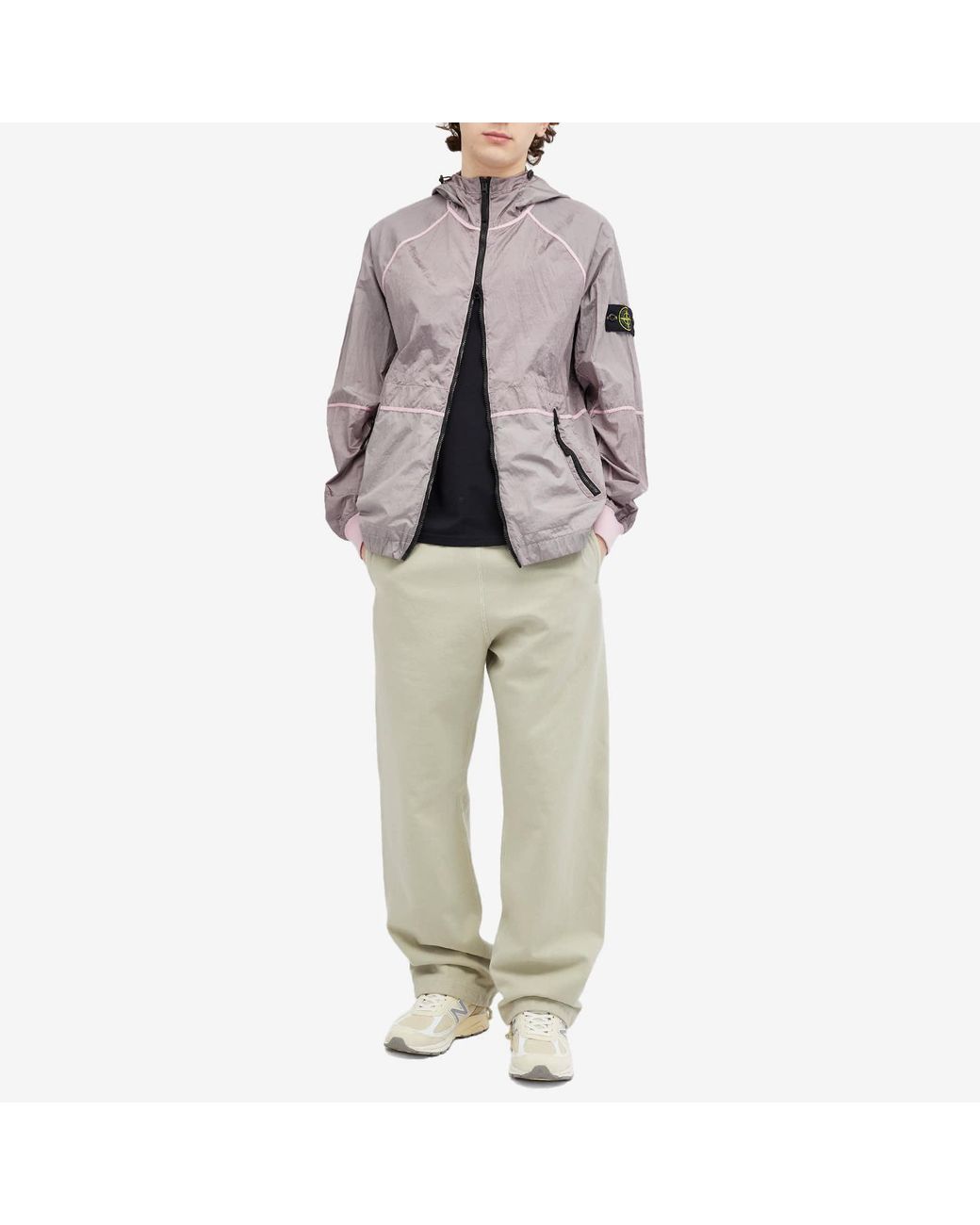 Stone Island Nylon Metal Watro-Tc Hooded Jacket in Gray for Men | Lyst