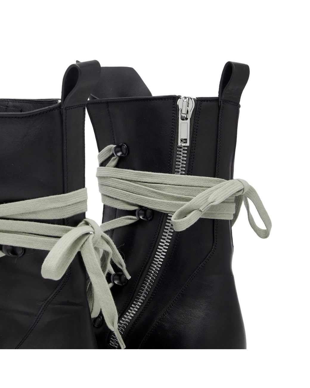 Rick Owens Pentalaced Turbo Cyclops Boot in Black for Men | Lyst