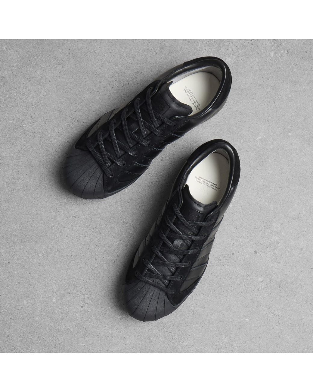Y-3 Black Superstar 3G Sneaker for men