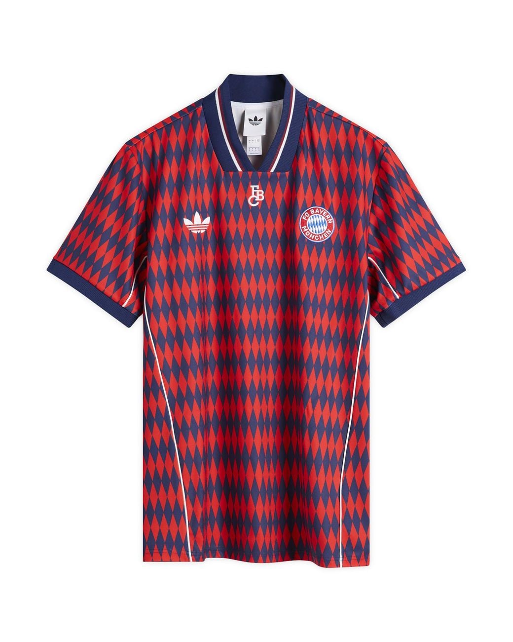adidas Fc Bayern Munich Lifestyler Jersey Top in Red | Lyst