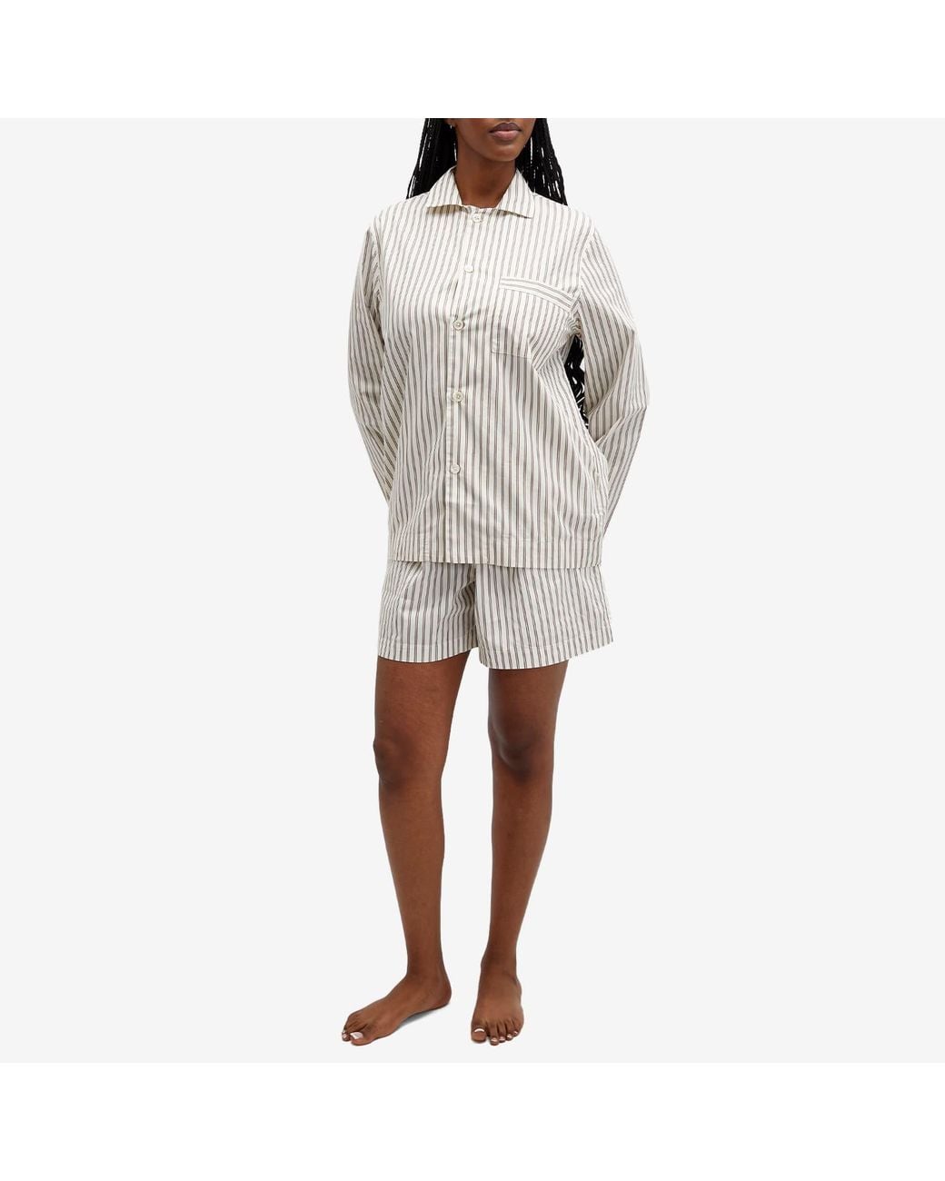 Tekla White Sleep Shirt