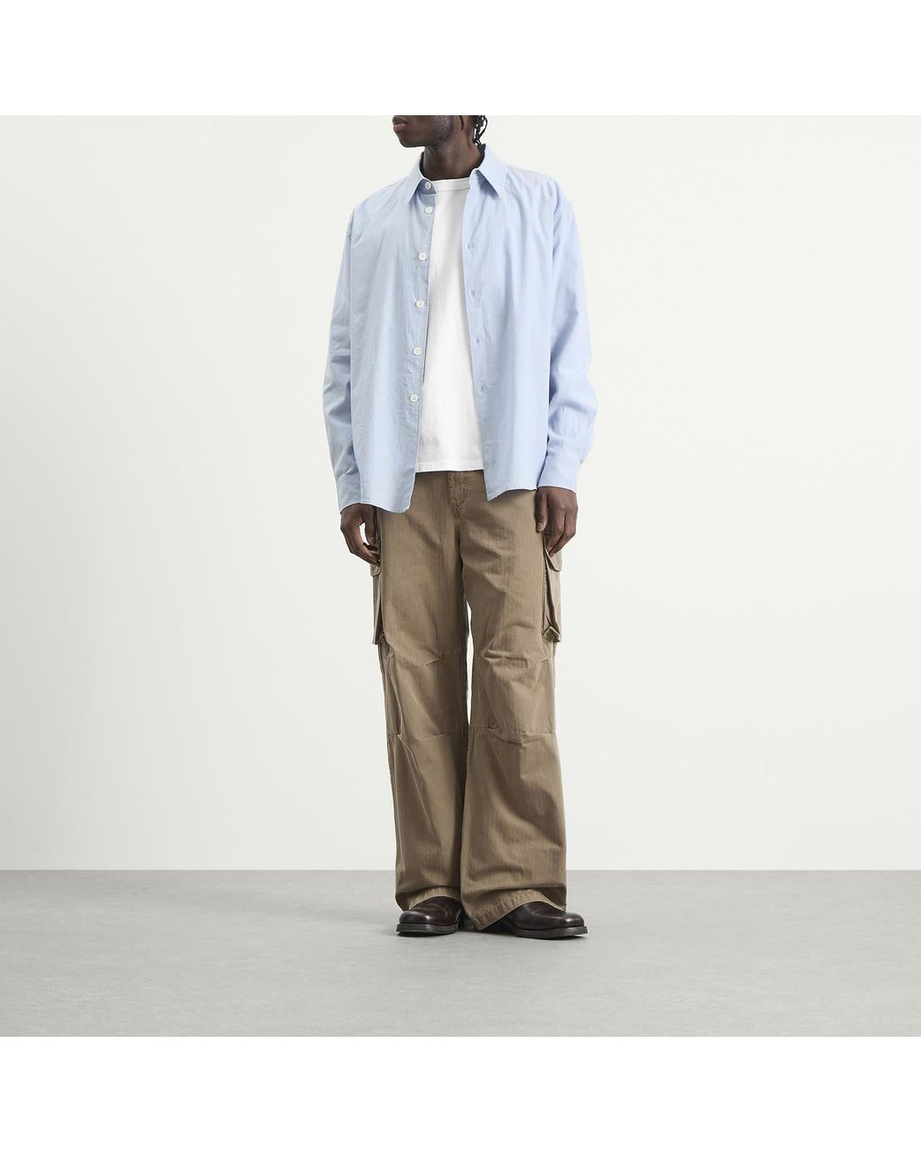Our Legacy Blue Poplin Beyond Shirt for men