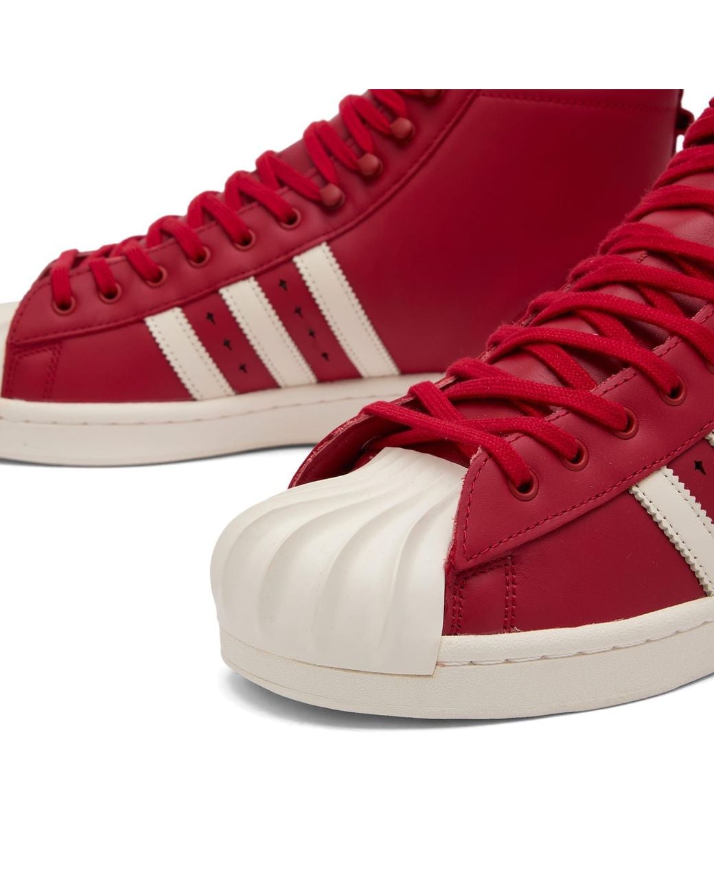adidas gazelle silver green womens adidas x Thug Club Superstar Boot Luxe Red 13 main image 1