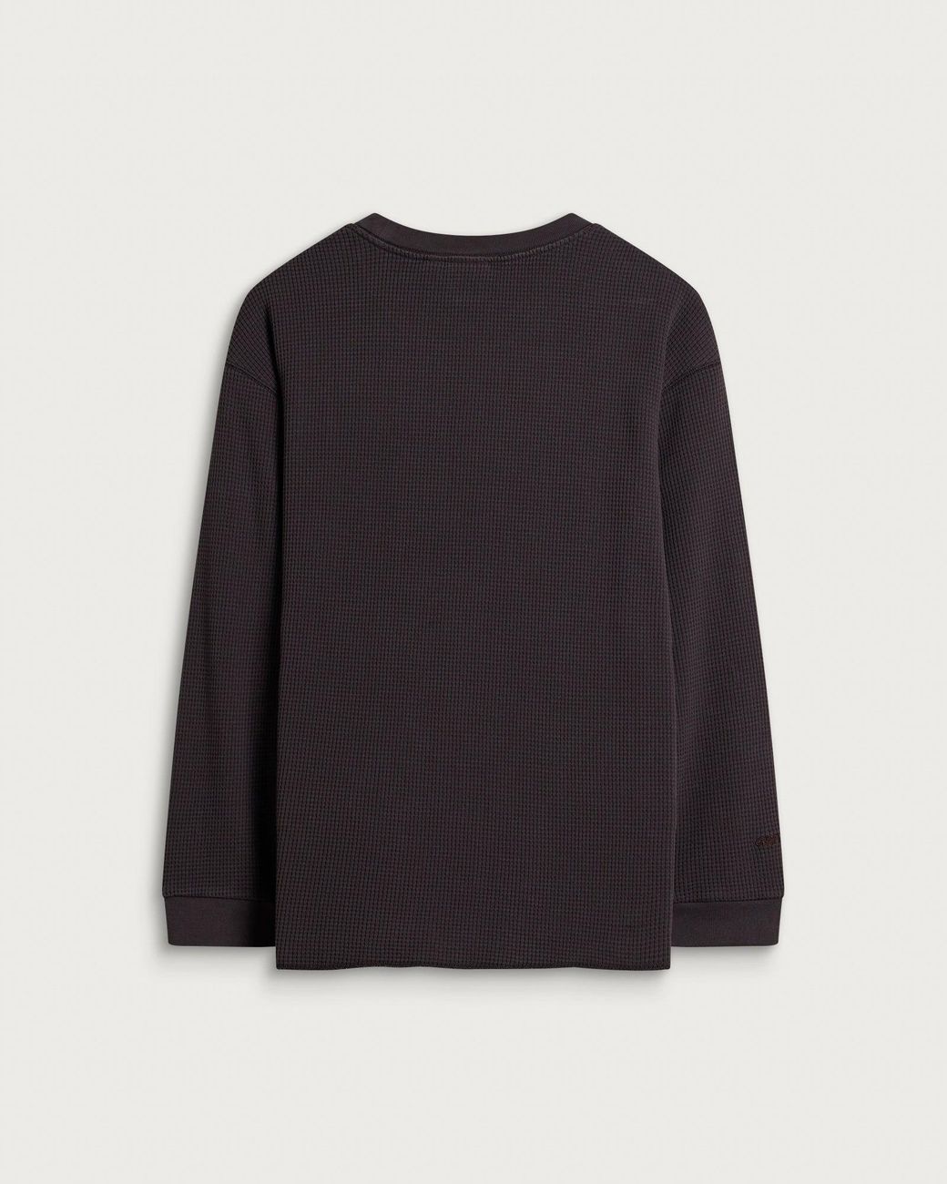 Gramicci Waffle Crew Sweatshirt in Black | Lyst