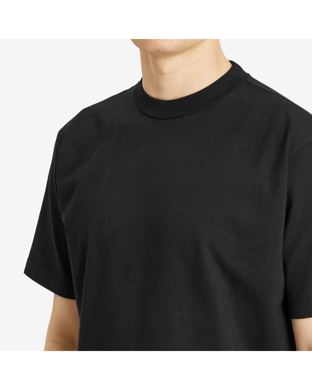 Lady White Co. Black Rugby Heavyweight T-Shirt for men