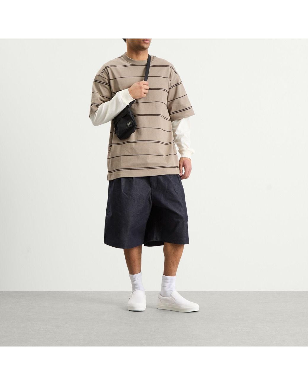Comme des Garçons Blue Denim Shorts for men
