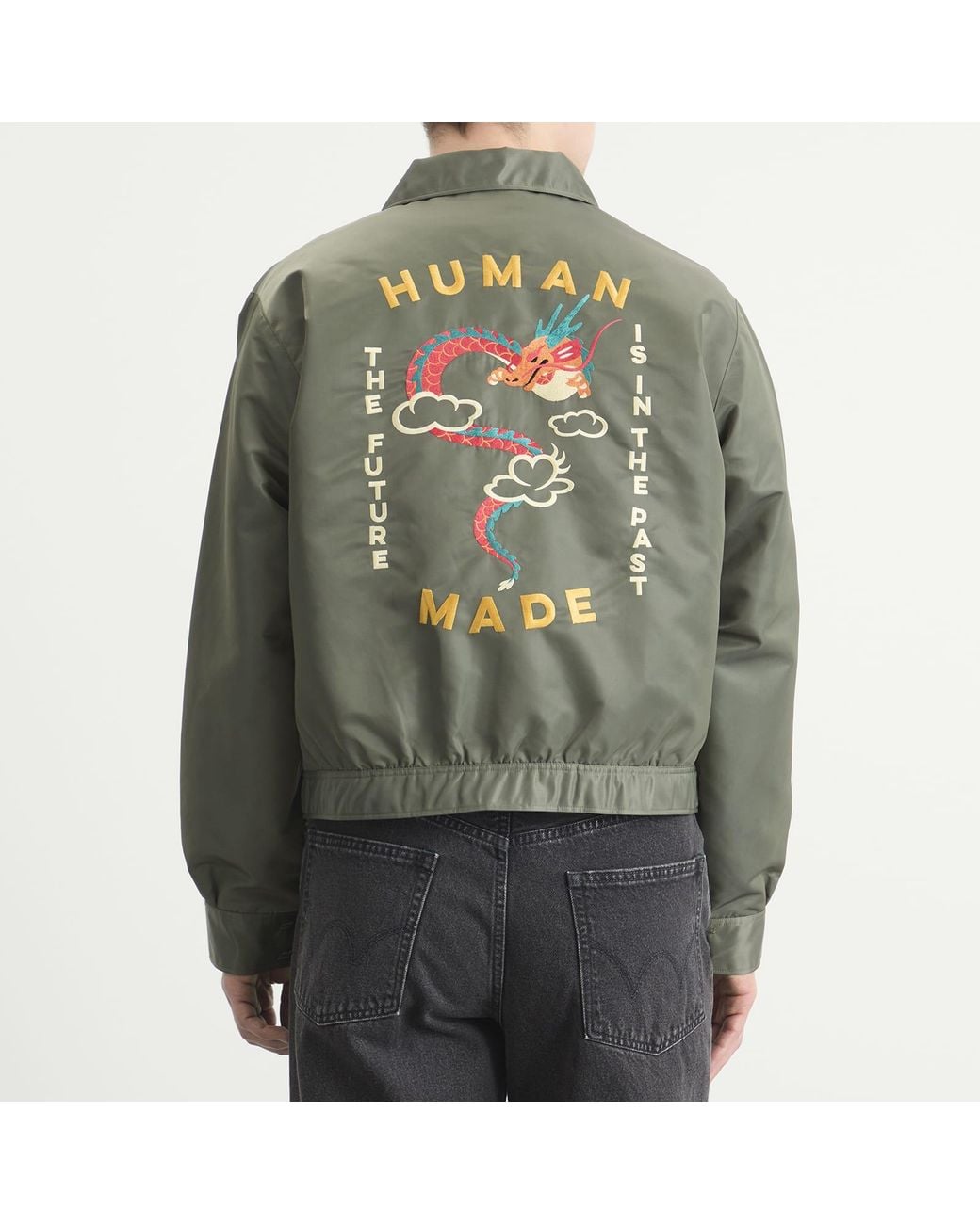 Human Made Green Military Jacket for men