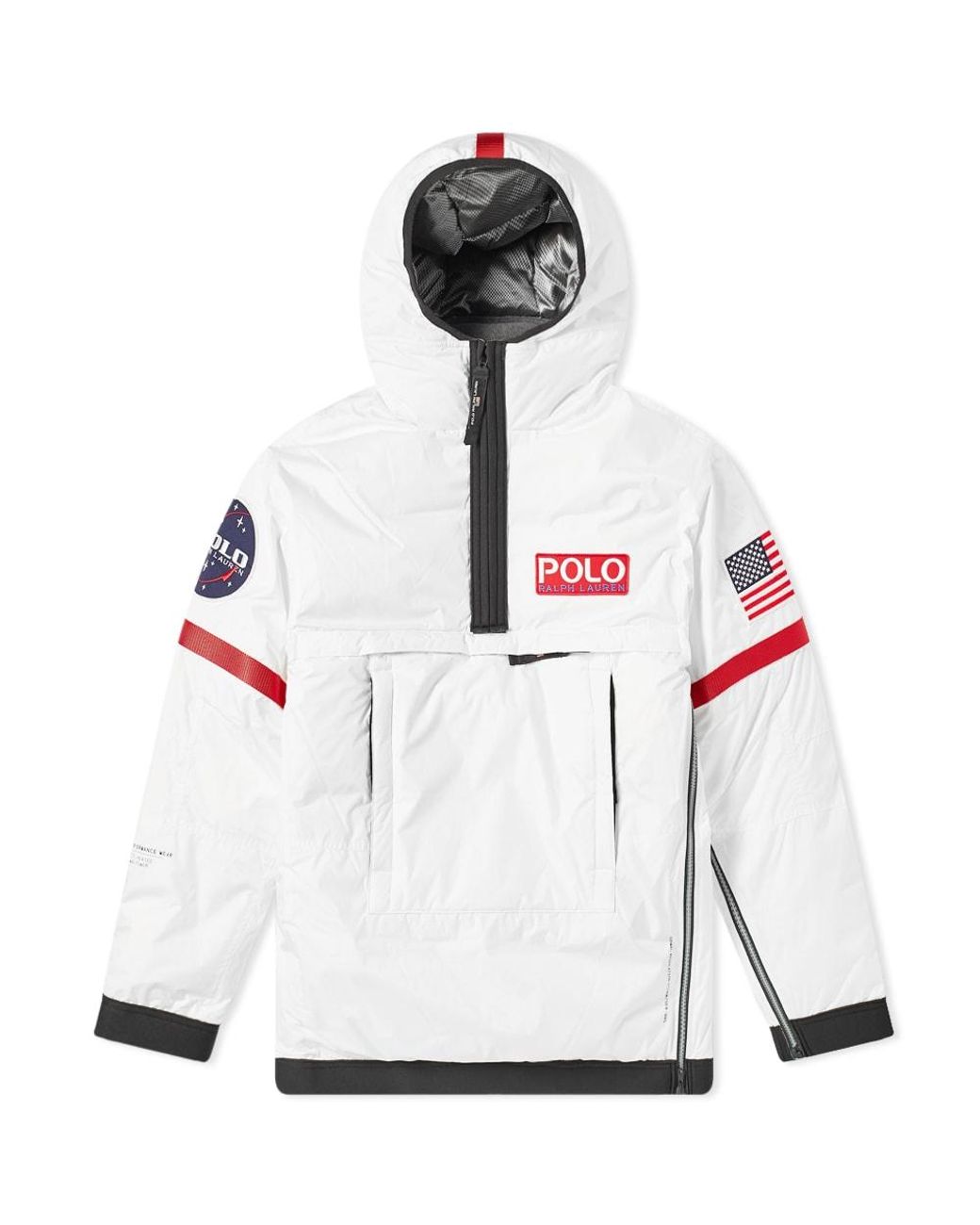 Polo Ralph Lauren Neoprene Polo 11 Heated Jacket in White for Men | Lyst