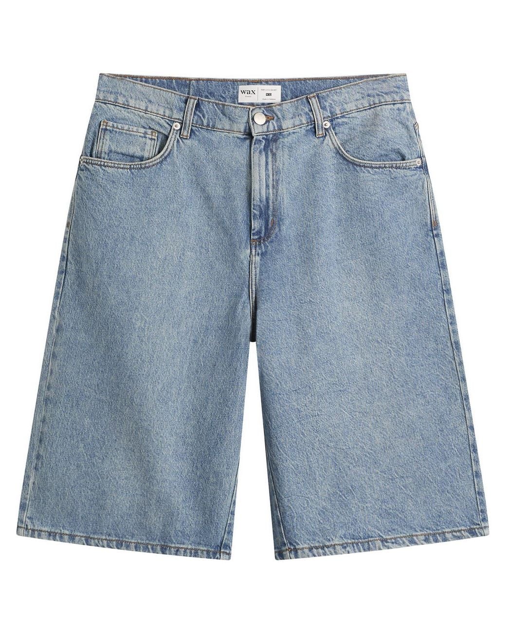 Wax London Luca Vintage Denim Shorts in Blue for Men | Lyst