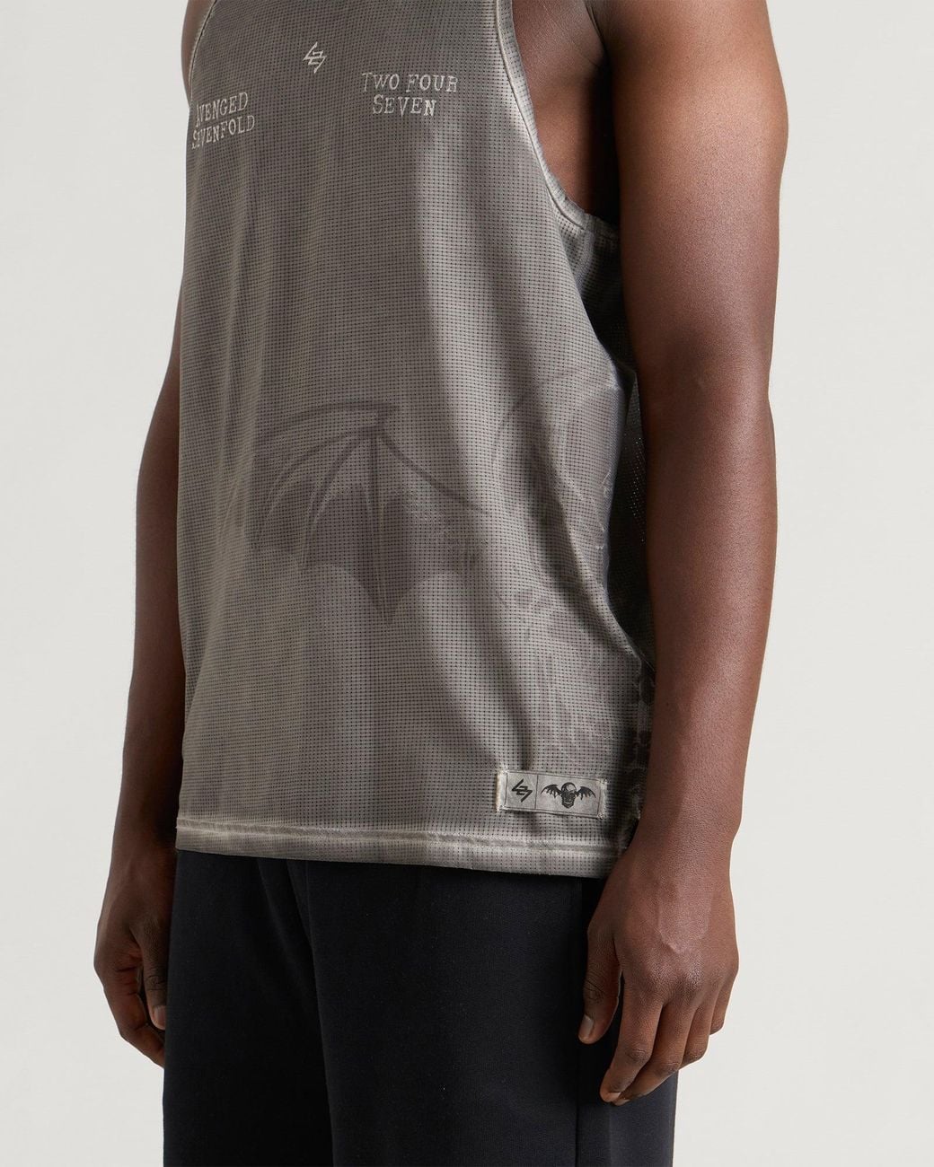 REPRESENT 247 Represent X Avenged Sevenfold Death Bat Singlet in Gray ...