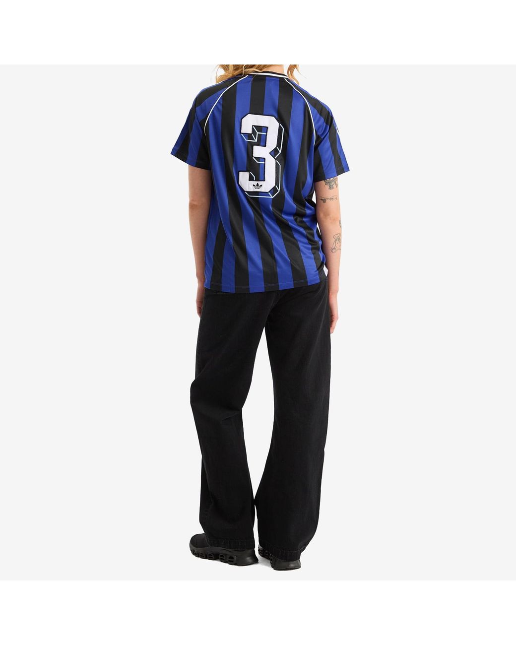 Adidas Blue Striped Jersey