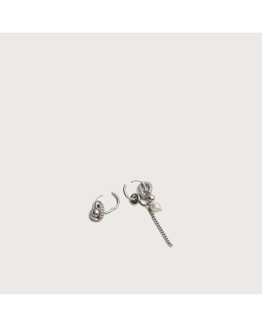 Justine Clenquet Metallic Jade Earrings