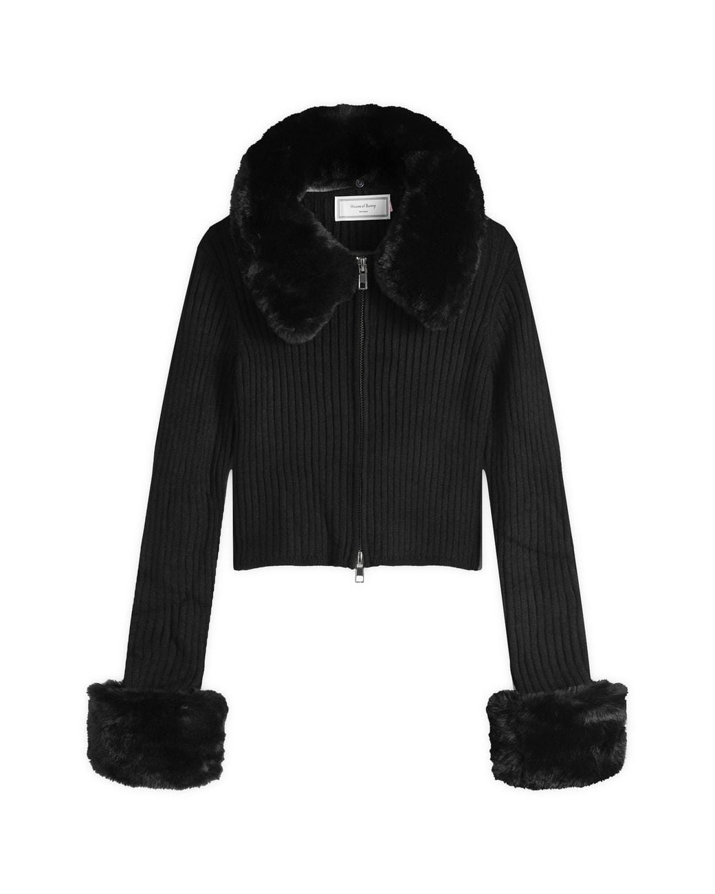 House Of Sunny Black Peggy Cardigan