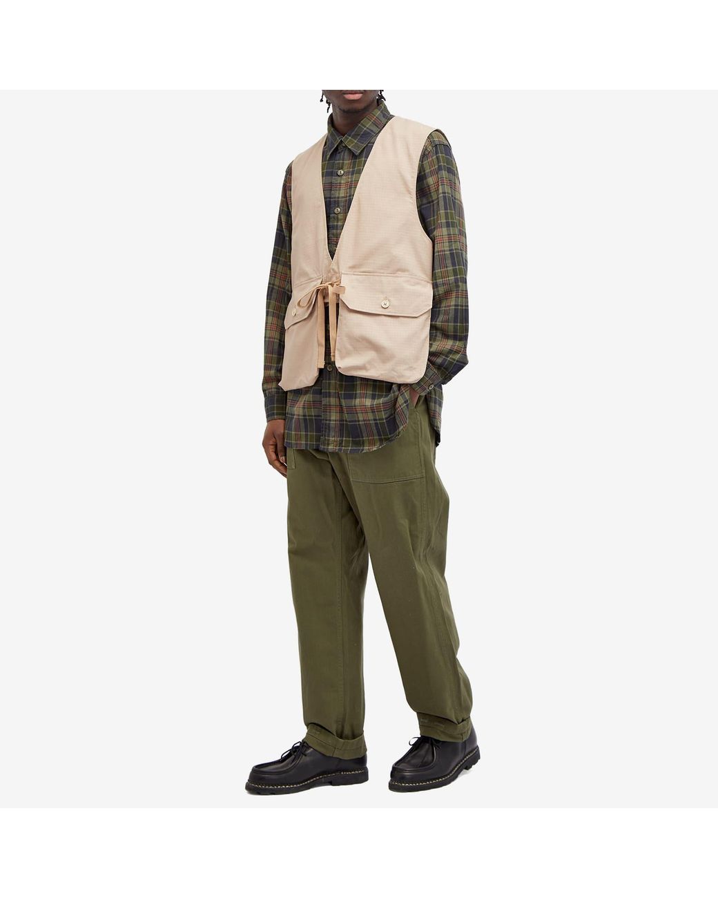 Engineered Garments Fowl Vest in Natural for Men | Lyst Engineered Garments Fowl Vest in Natural for Men | Lyst