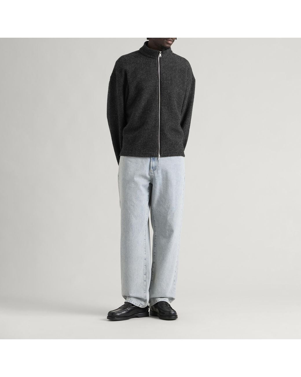 MKI Miyuki-Zoku Black Pressed Wool Track Jacket Presented By End for men