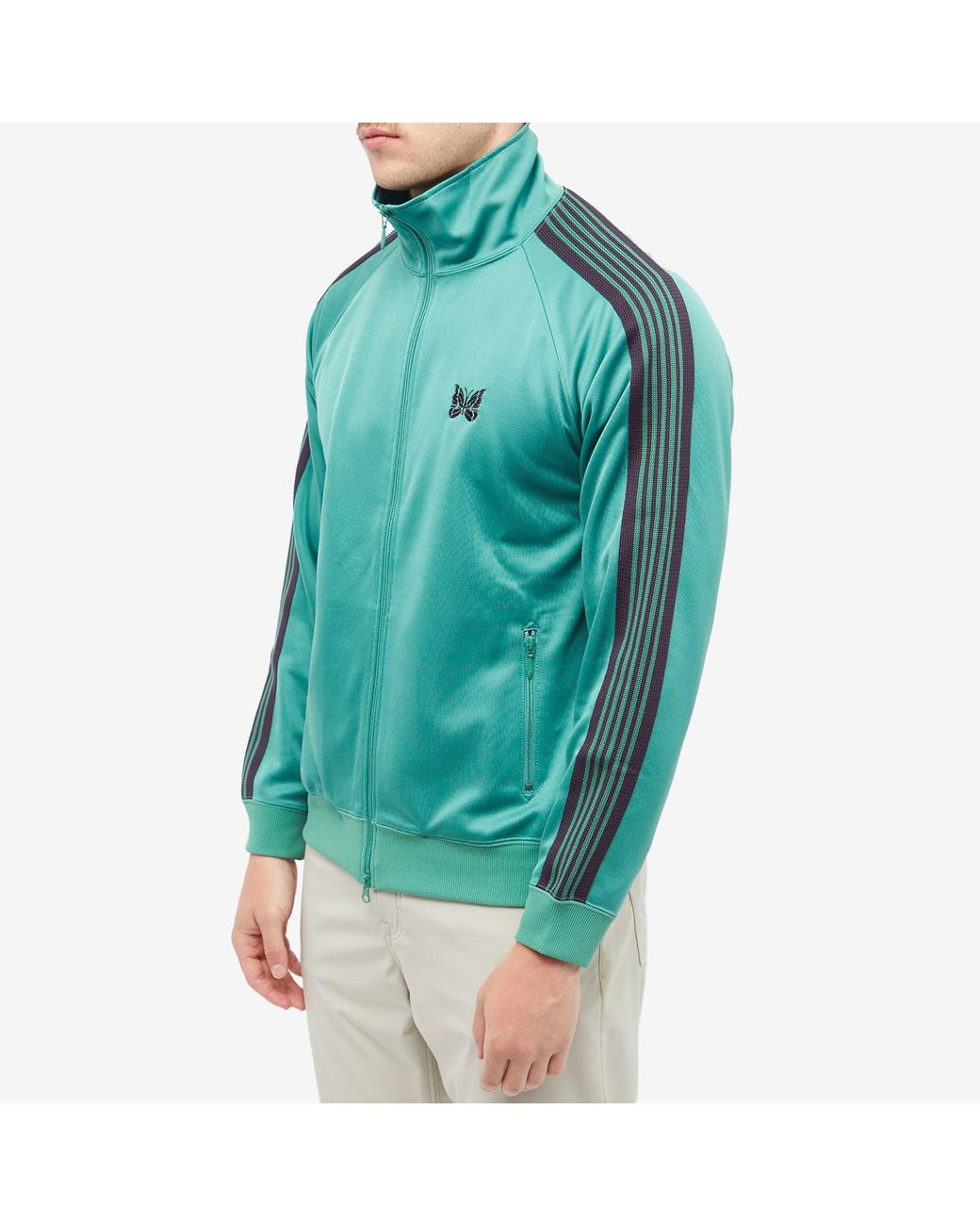 Needles Poly Smooth Track Jacket in Green for Men | Lyst Canada