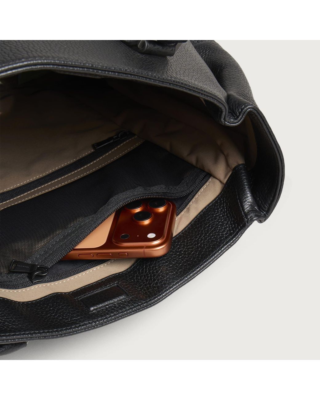 GRAMS28 Black 185 Vertical Tote Bag for men