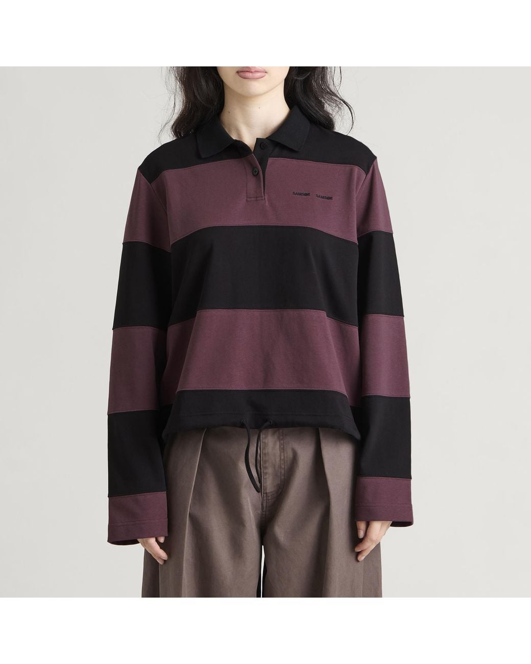 Samsøe & Samsøe Multicolor End. X Sadovan Long Sleeve Polo