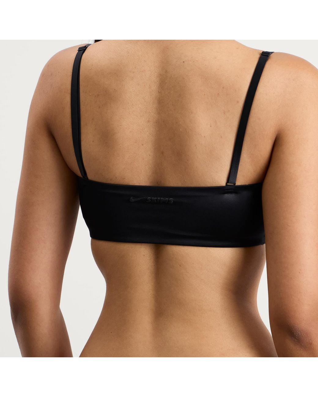 Nike Black X Skims Shine Bandeau Bra