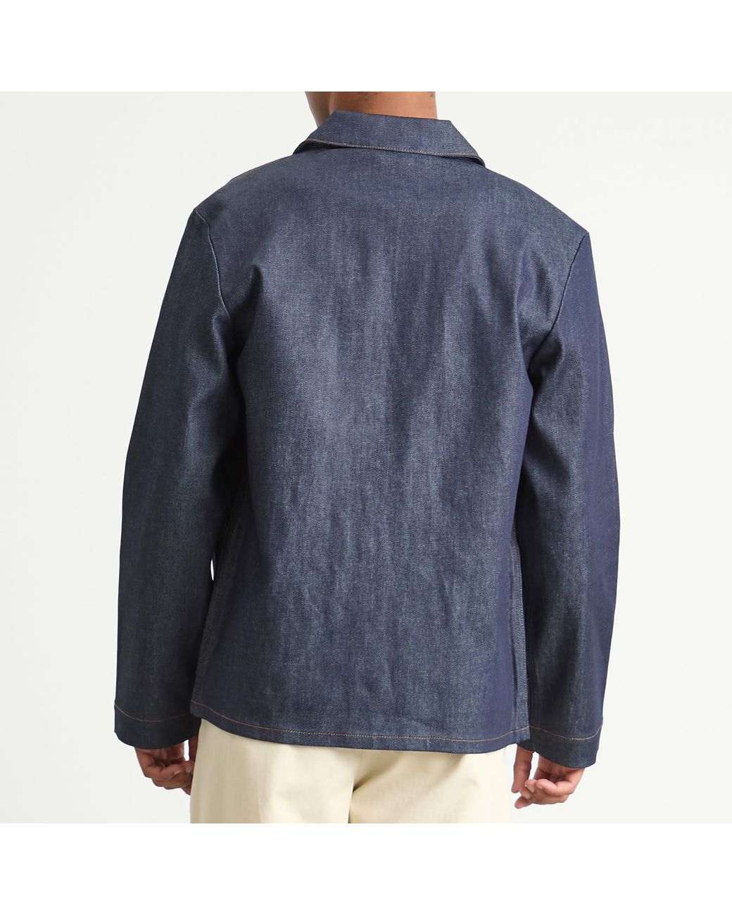 A.P.C. Blue Kerlouan Denim Jacket for men