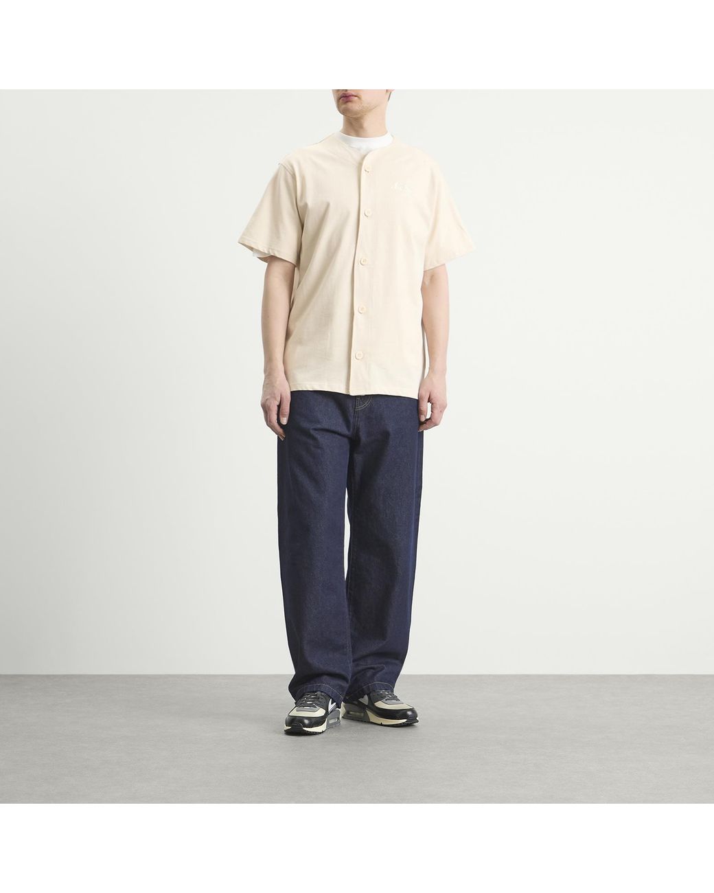 KTZ Natural Script Baseball Jersey for men