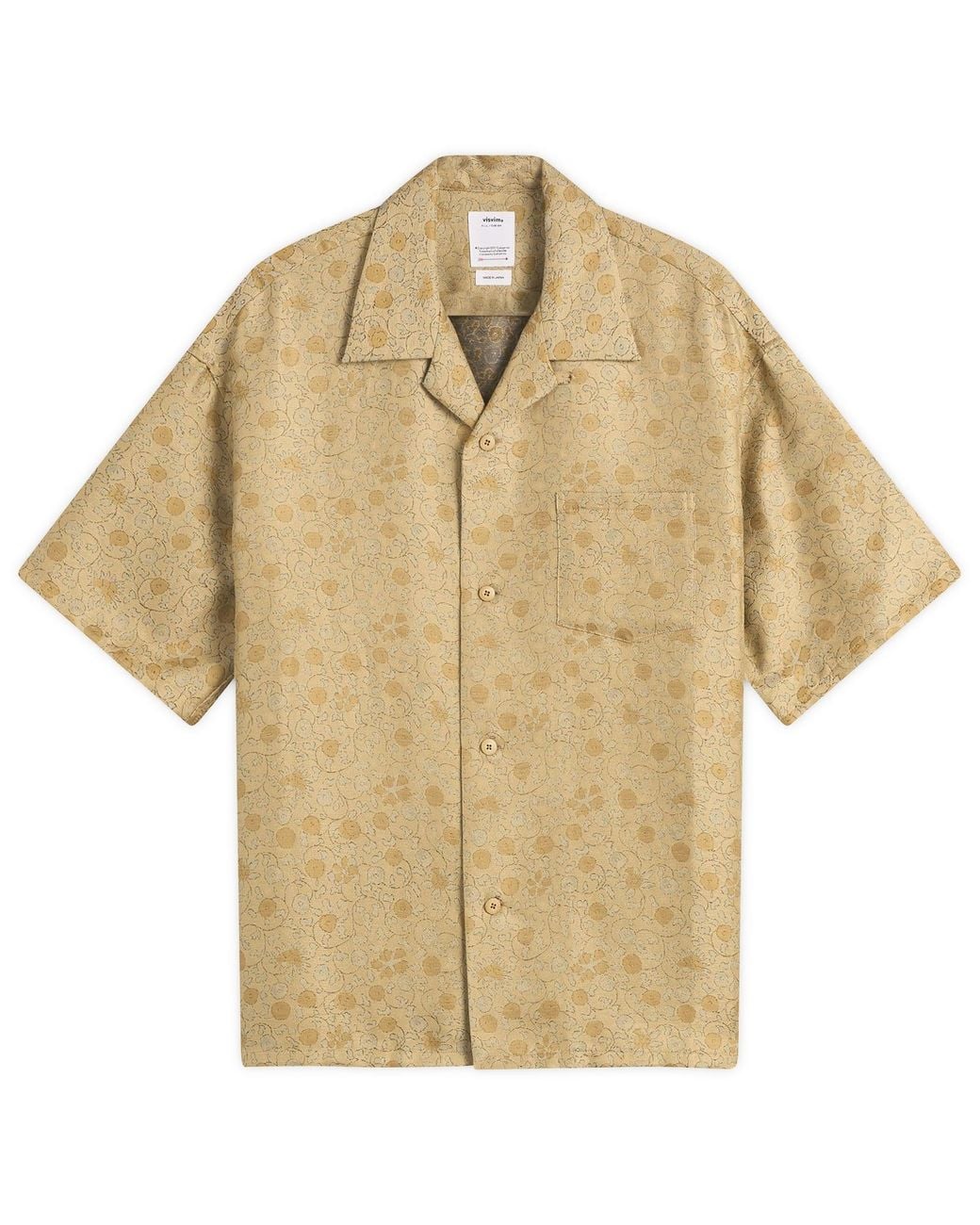 Visvim Natural Crosby Jacquard Shirt for men