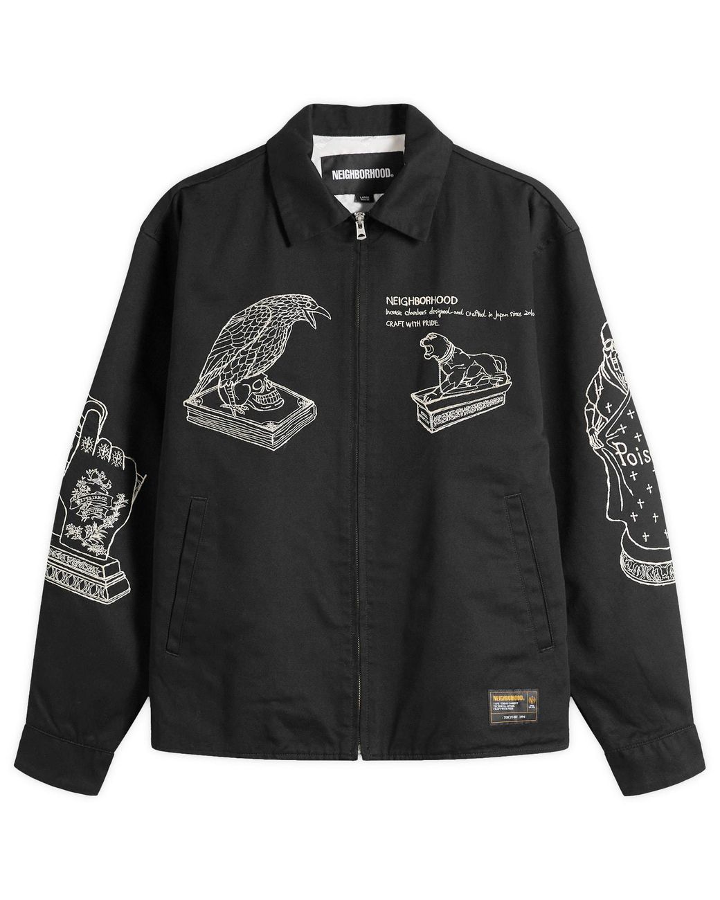 Neighborhood Black Souvenir Jacket for men