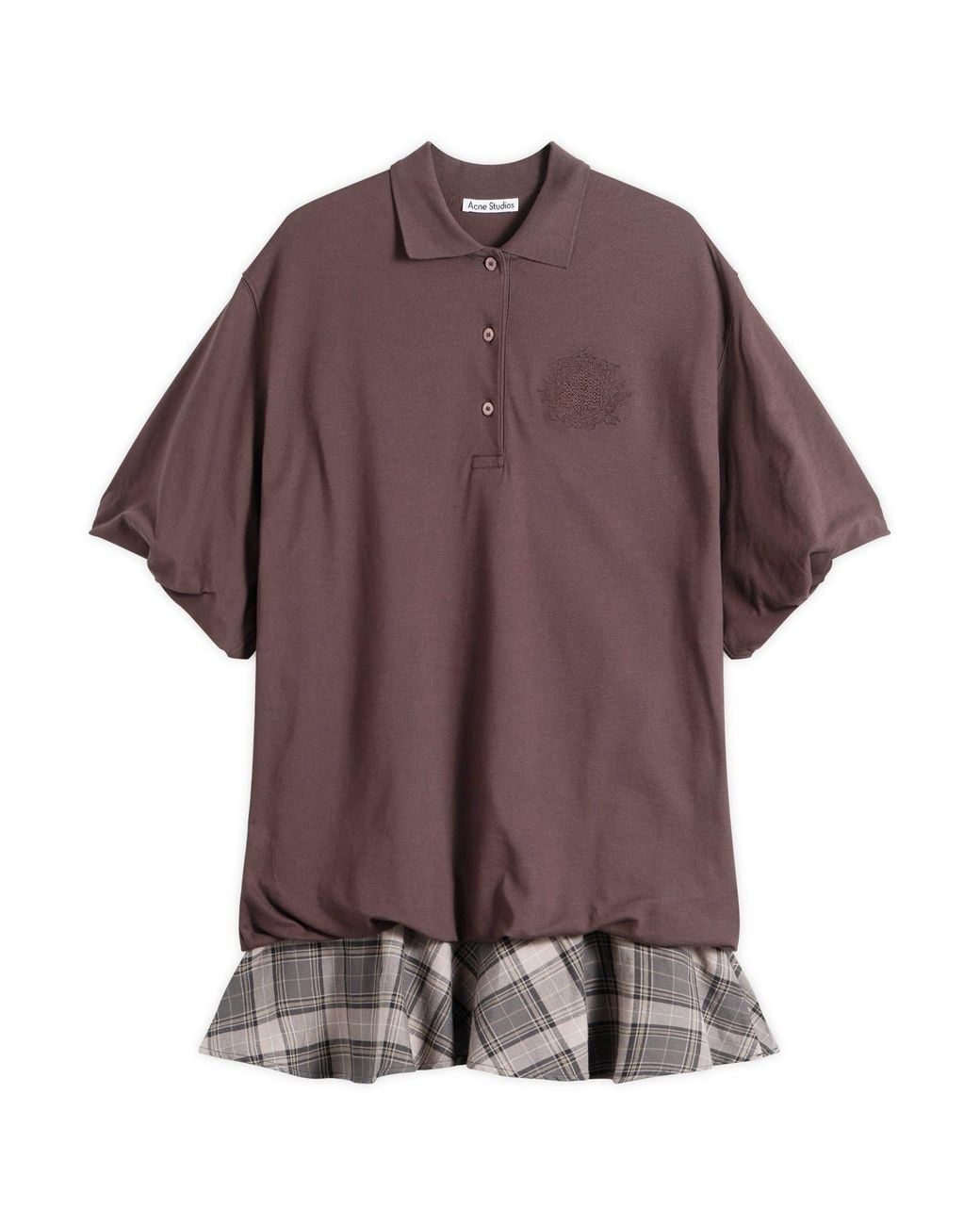 Acne Brown Eteddy Mini Dress