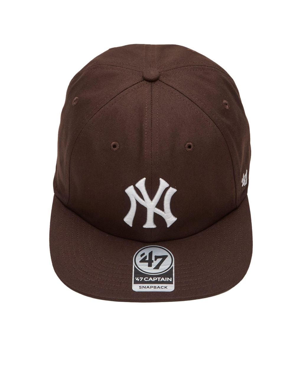 '47 Brown 47 New York Yankees Linscott Captain Cap