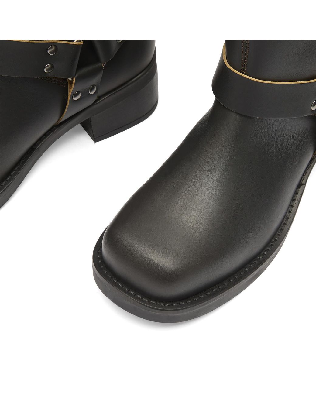 Samsøe & Samsøe Black Sabrenta Knee High Buckled Boots