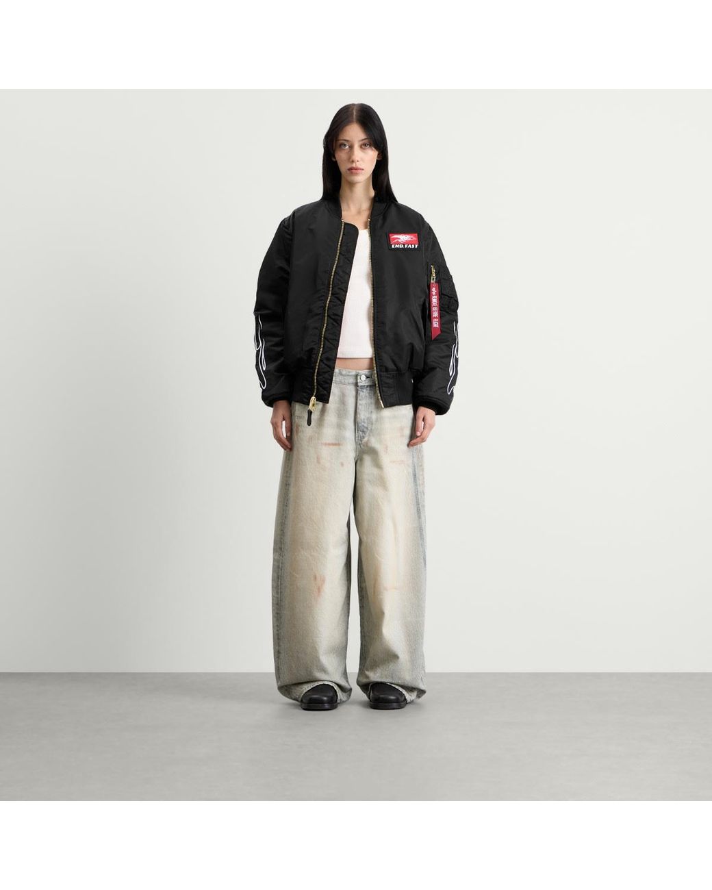 Alpha Industries Black End. X Ma-1 Bomber Jacket